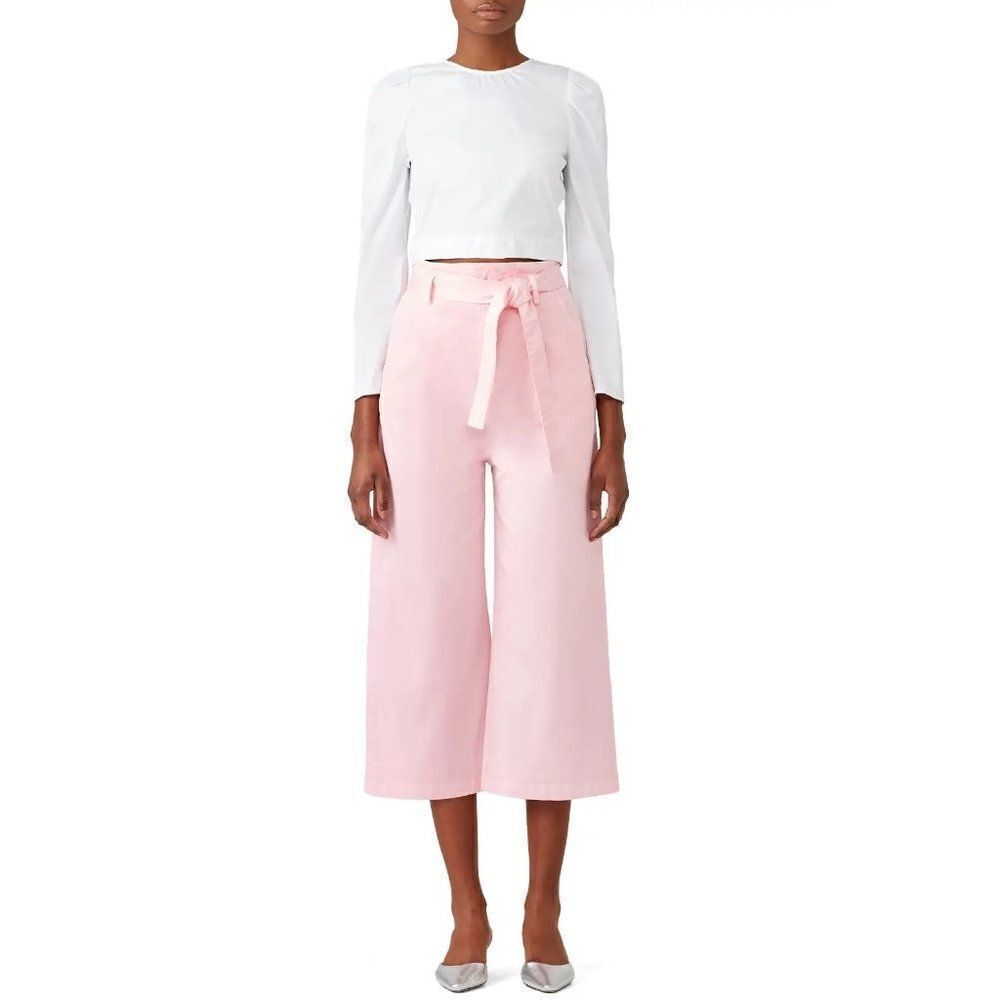 Tara Jarmon Cropped Culottes Wide Leg Pants Size 38